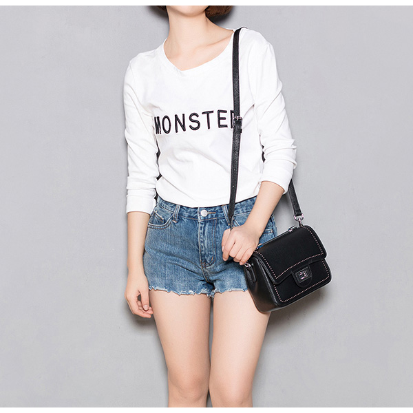 Genuine Leather Cross Body Bag LH2298_4 Colors