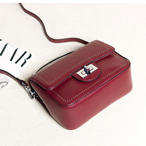 Genuine Leather Cross Body Bag LH2298_4 Colors