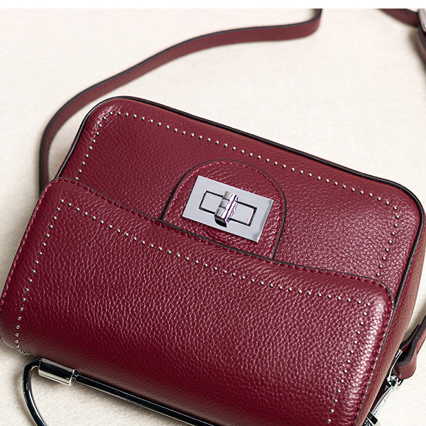Genuine Leather Cross Body Bag LH2298_4 Colors