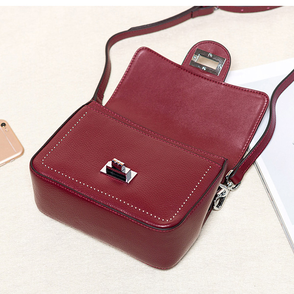 Genuine Leather Cross Body Bag LH2298_4 Colors