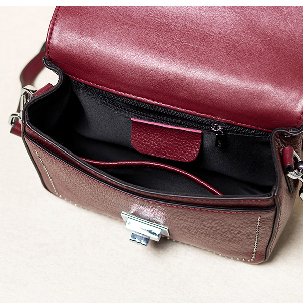Genuine Leather Cross Body Bag LH2298_4 Colors