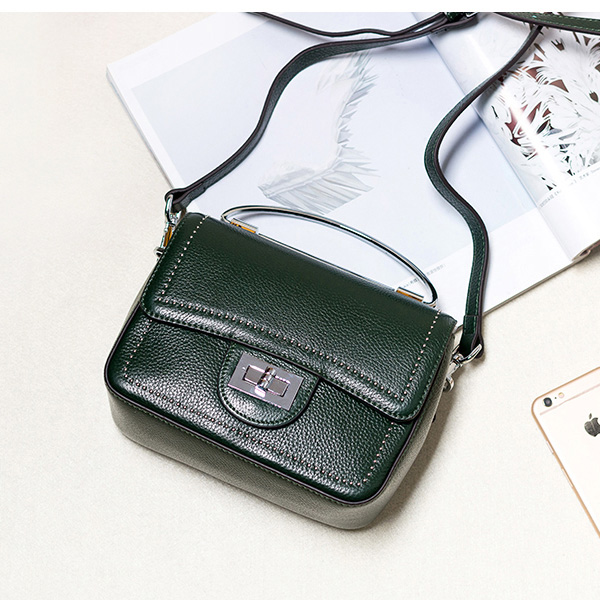 Genuine Leather Cross Body Bag LH2298_4 Colors