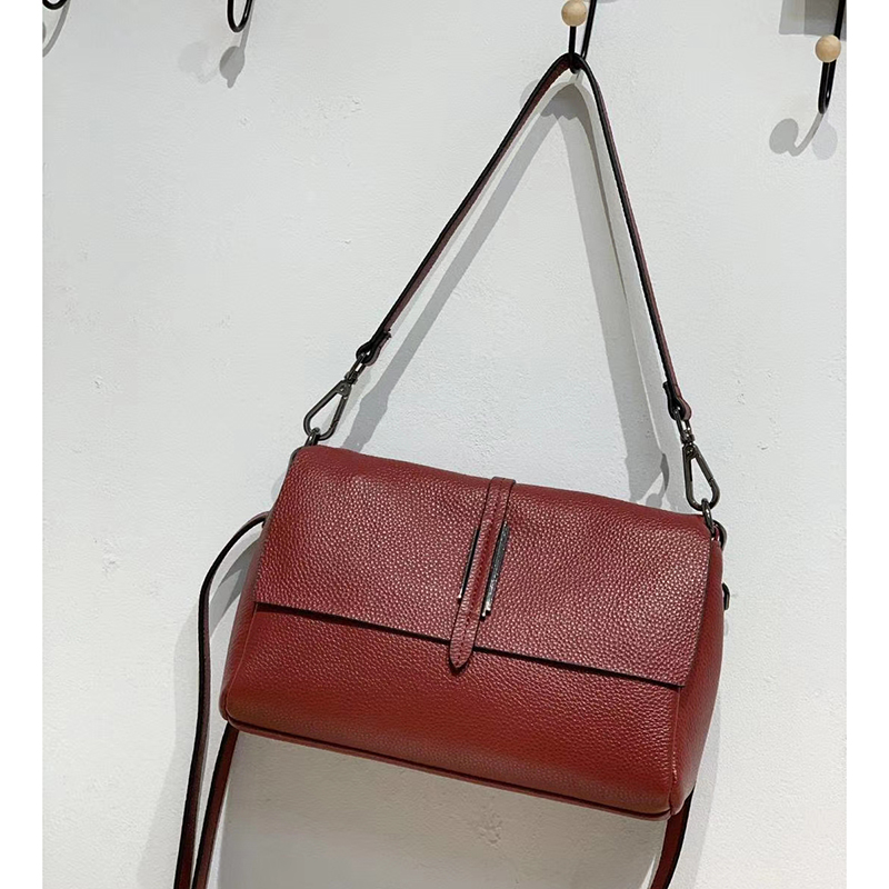 Genuine Leather Crossbody Bag Satchel Purse LH3071_6 Colors
