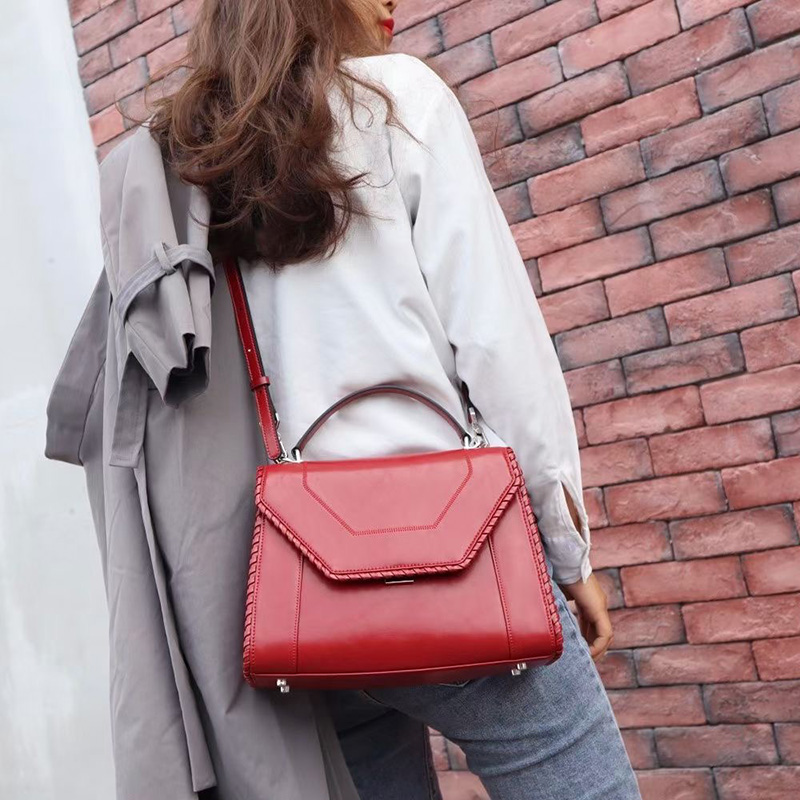 Genuine Leather Crossbody Purse LH3159_3 Colors