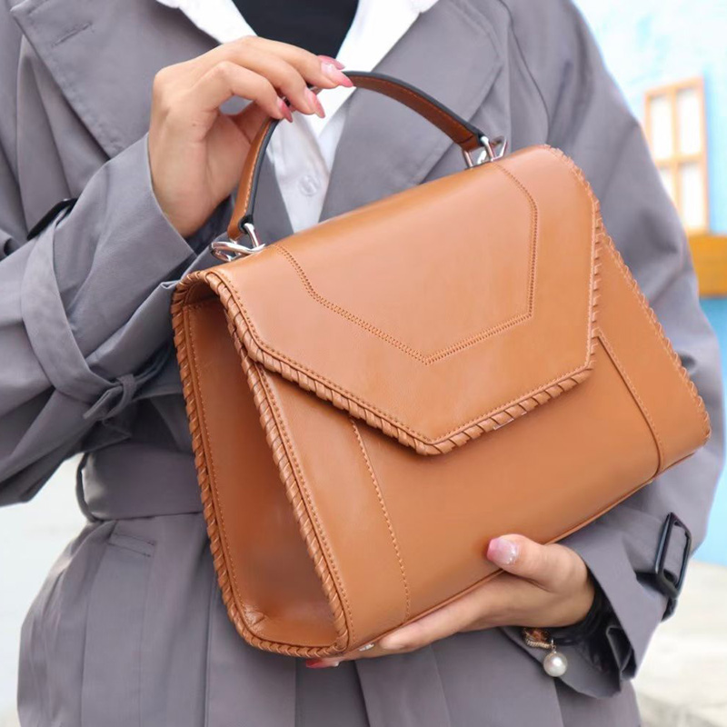 Genuine Leather Crossbody Purse LH3159_3 Colors