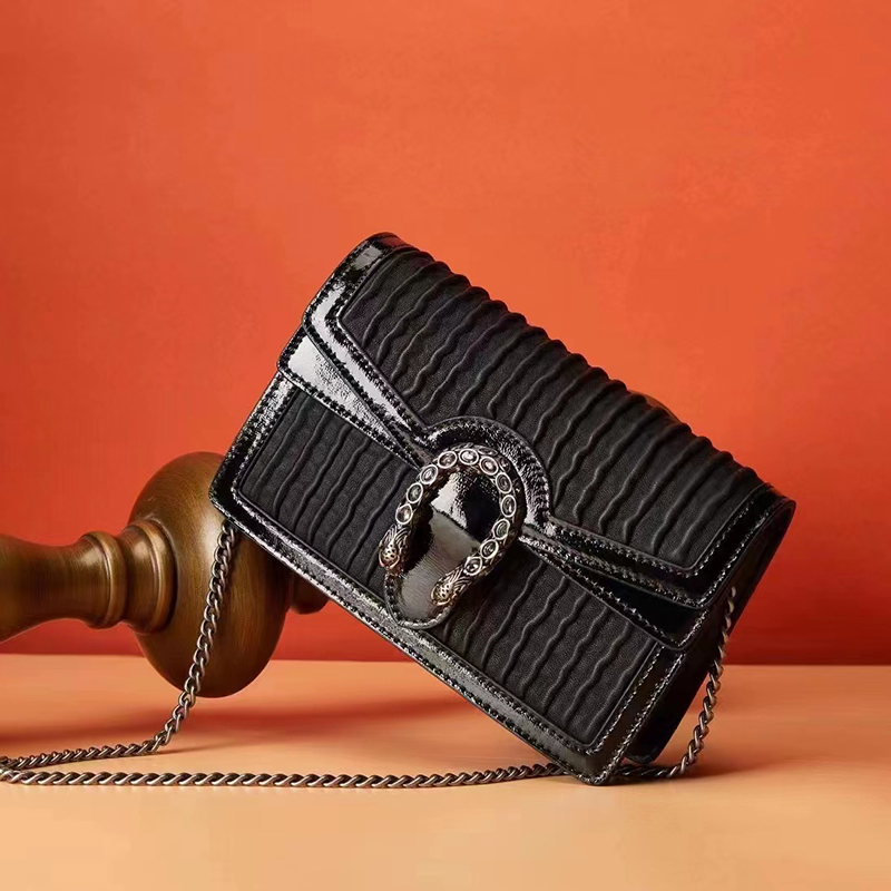 Gorgeous Ruching Crossbody Bag Lady Saddle Bag LH3546_4 Colors