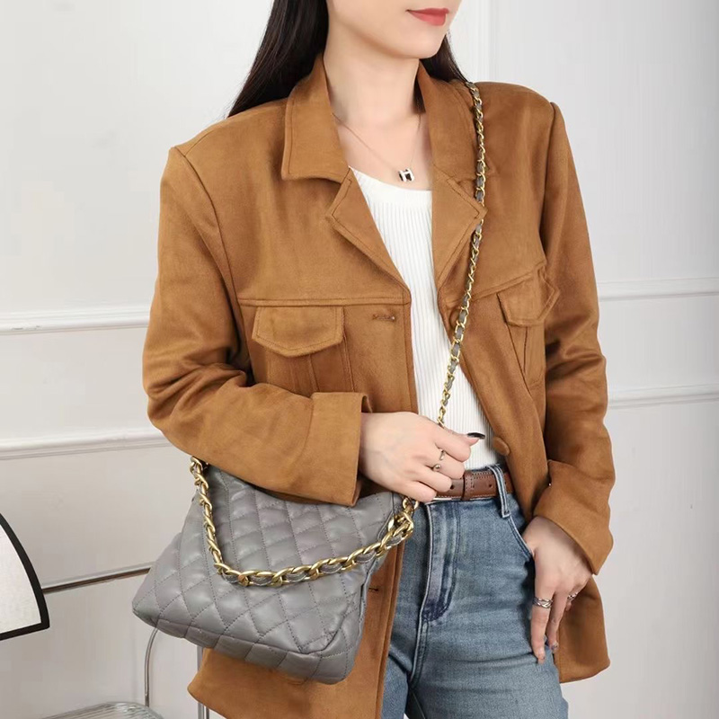 Ladies Luxury Quilted Leather Crossbody Shoulder Purse Bag LH3660L_3 Colors