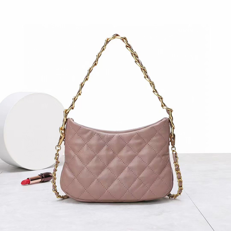 Ladies Luxury Quilted Leather Crossbody Shoulder Purse Bag LH3660S_5 Colors