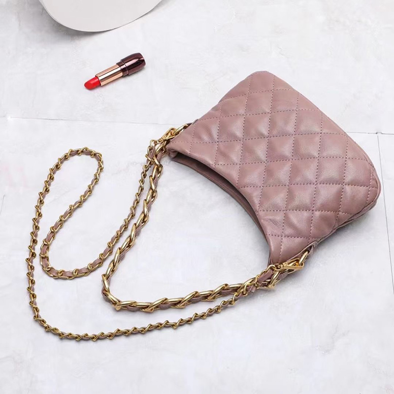 Ladies Luxury Quilted Leather Crossbody Shoulder Purse Bag LH3660S_5 Colors