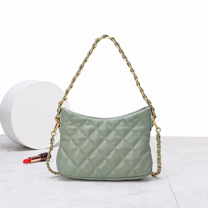 Ladies Luxury Quilted Leather Crossbody Shoulder Purse Bag LH3660S_5 Colors