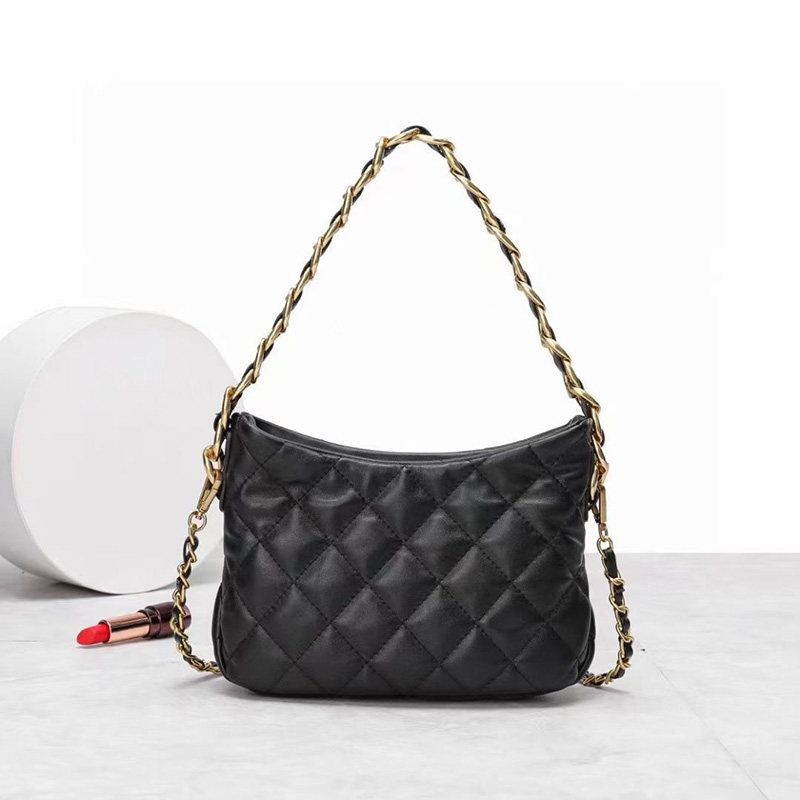 Ladies Luxury Quilted Leather Crossbody Shoulder Purse Bag LH3660S_5 Colors
