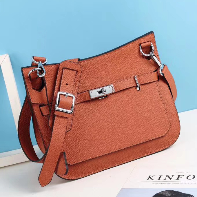 Ladies Padlock Real Leather Crossbody Bag LH
