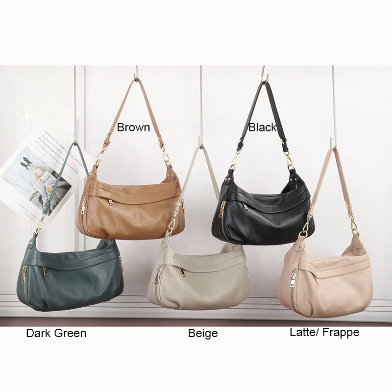 Leather Purse Womens Shoulder Bag Casual Handbags LH3626_5 Colors