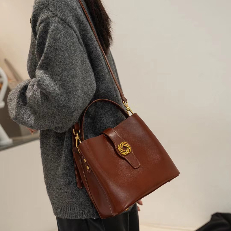 Leather Shoulder Bag Women Leather Handbags LH3629_4 Colors