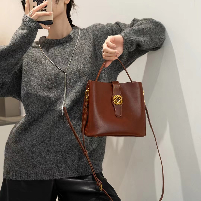 Leather Shoulder Bag Women Leather Handbags LH3629_4 Colors