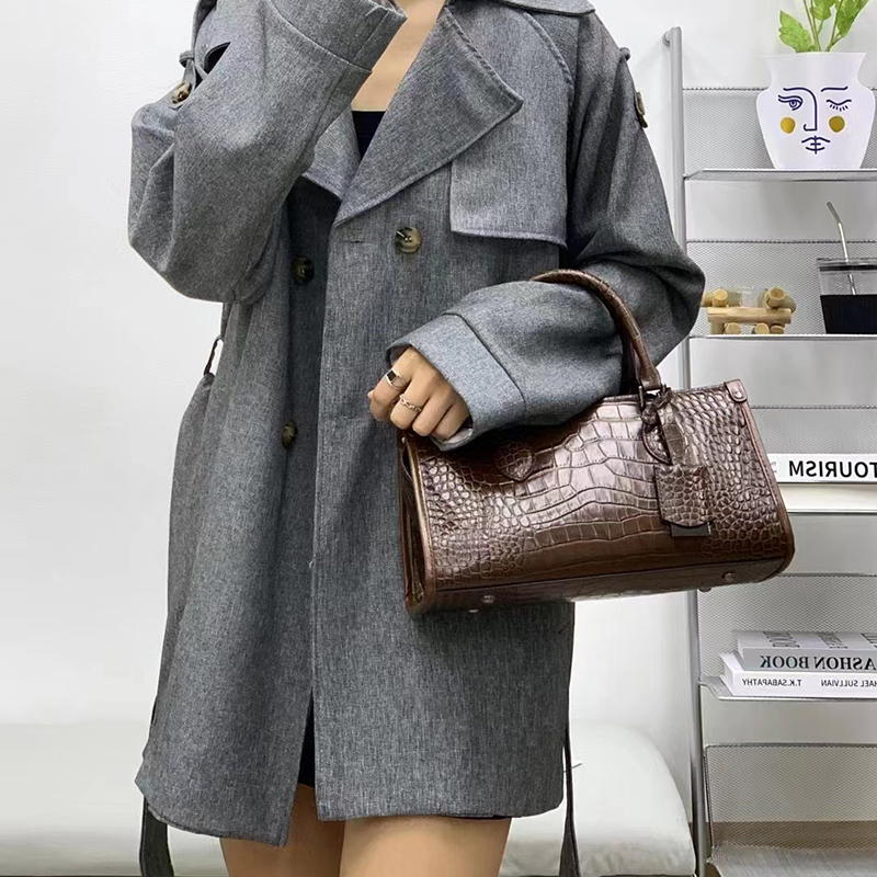 Leather Tote Bag Crocodile Pattern Women Purse LH3488_3 Colors