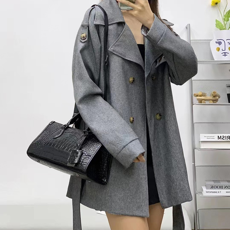 Leather Tote Bag Crocodile Pattern Women Purse LH3488_3 Colors