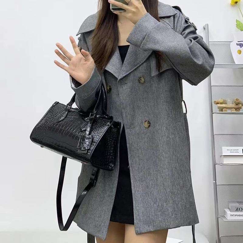 Leather Tote Bag Crocodile Pattern Women Purse LH3488_3 Colors