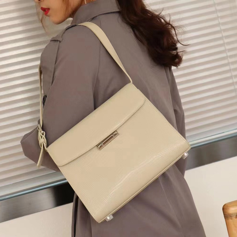 Lizard Pattern Bag Leather Handbags for Women LH3326_4 Colors