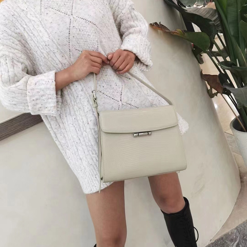 Lizard Pattern Bag Leather Handbags for Women LH3326_4 Colors
