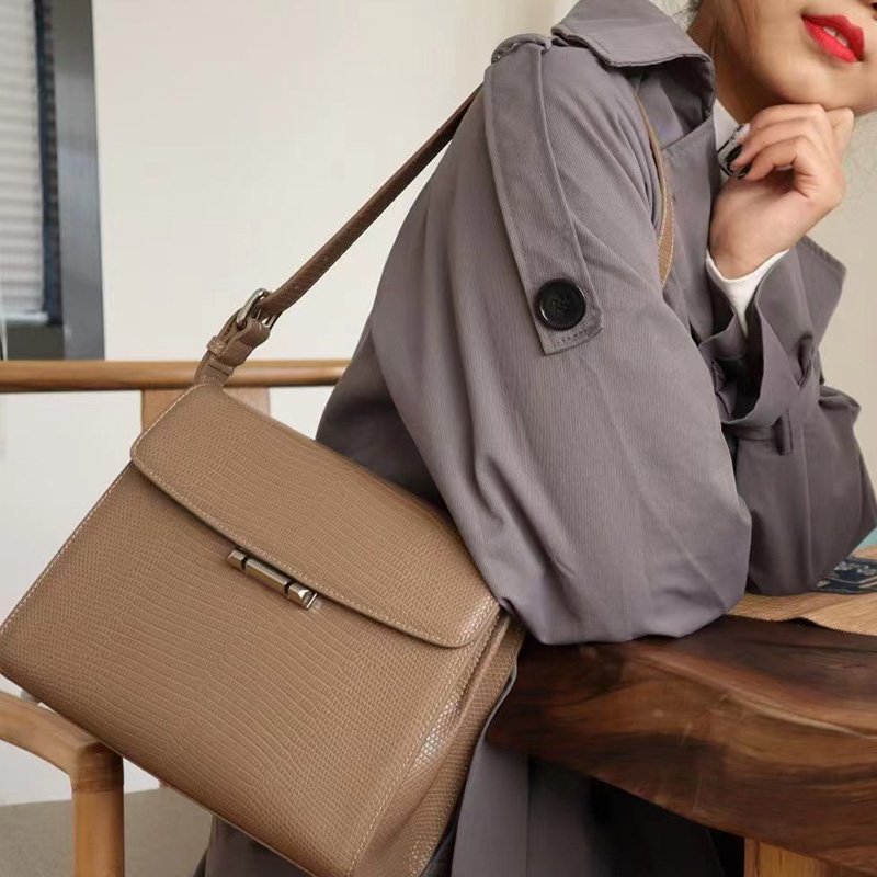 Lizard Pattern Bag Leather Handbags for Women LH3326_4 Colors