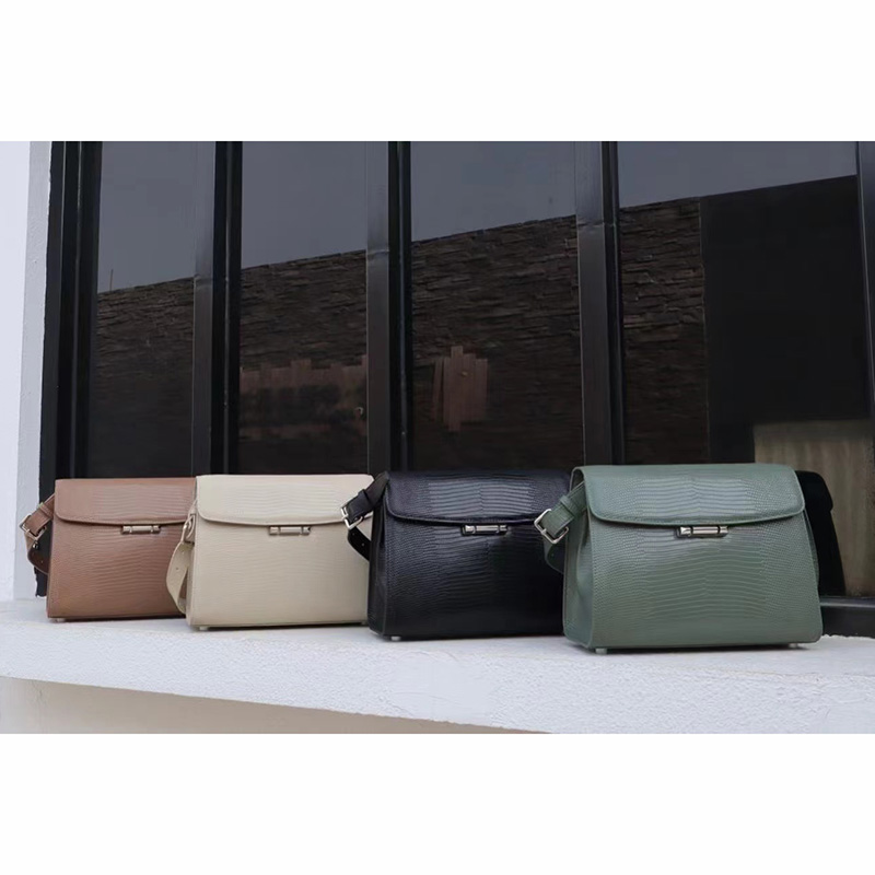 Lizard Pattern Bag Leather Handbags for Women LH3326_4 Colors