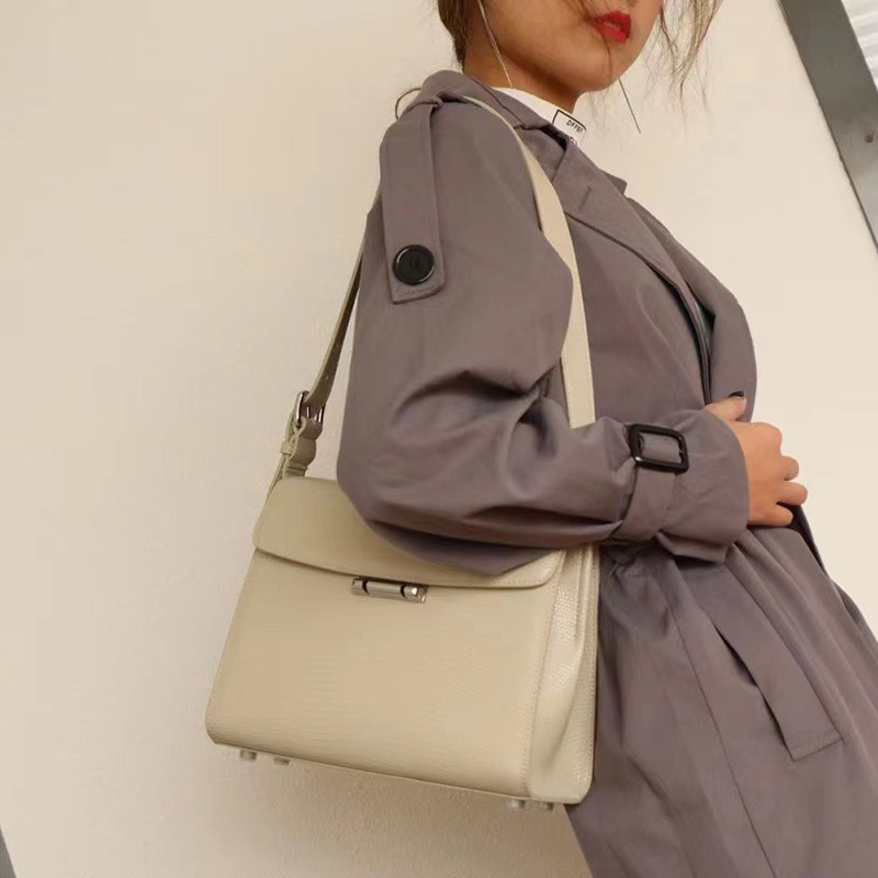 Lizard Pattern Bag Leather Handbags for Women LH3326_4 Colors