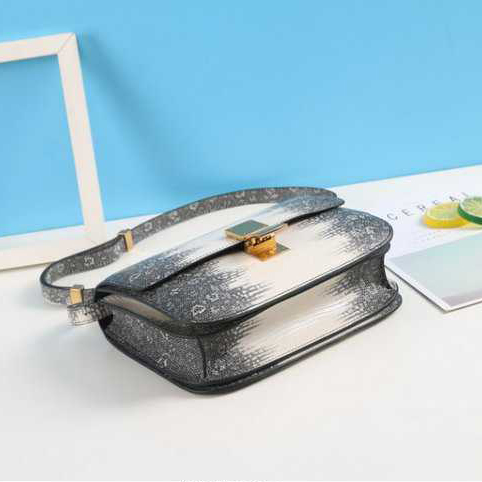 Lizard Pattern Real Leather Crossbody Bag LH2920S_7 Colors