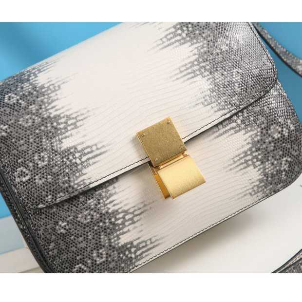 Lizard Pattern Real Leather Crossbody Bag LH2920S_7 Colors