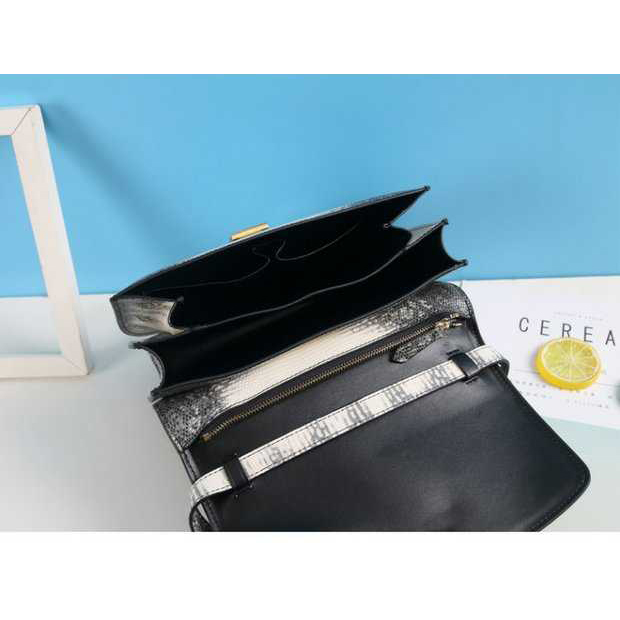 Lizard Pattern Real Leather Crossbody Bag LH2920S_7 Colors
