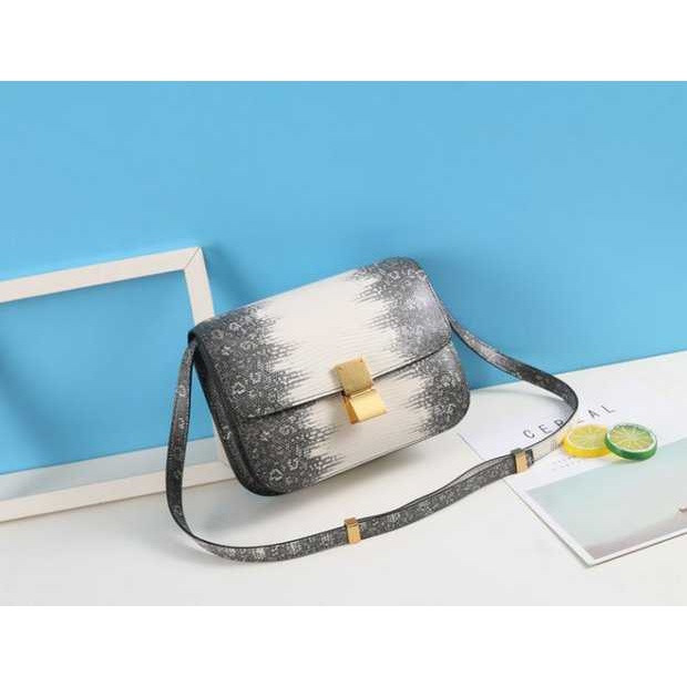 Lizard Pattern Real Leather Crossbody Bag LH2920S_7 Colors