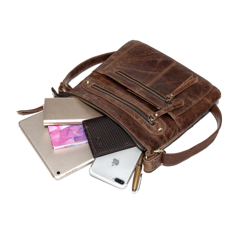Multi Pockets Crossbody Shoulder Bag LH2550_3 Colors