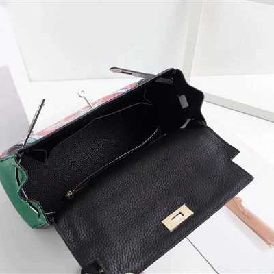 Painting Real Leather Tote Satchel Bag LH2919_7 Colors