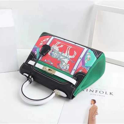 Painting Real Leather Tote Satchel Bag LH2919_7 Colors