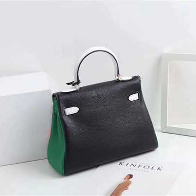 Painting Real Leather Tote Satchel Bag LH2919_7 Colors