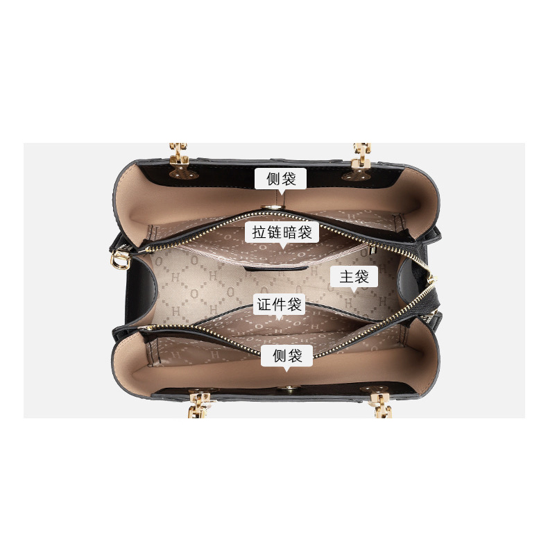Pearl Real Leather Satchel Bag Women Bags LH3580