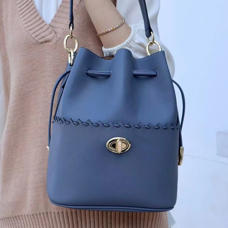 Perforated Bag Leather Handbags for Women LH3329_4 Colors