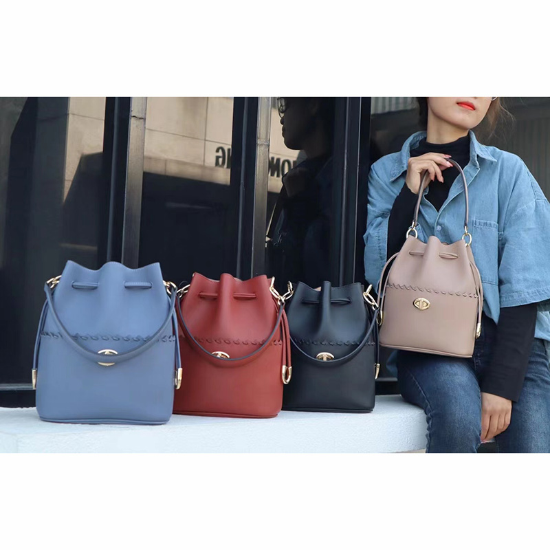 Perforated Bag Leather Handbags for Women LH3329_4 Colors