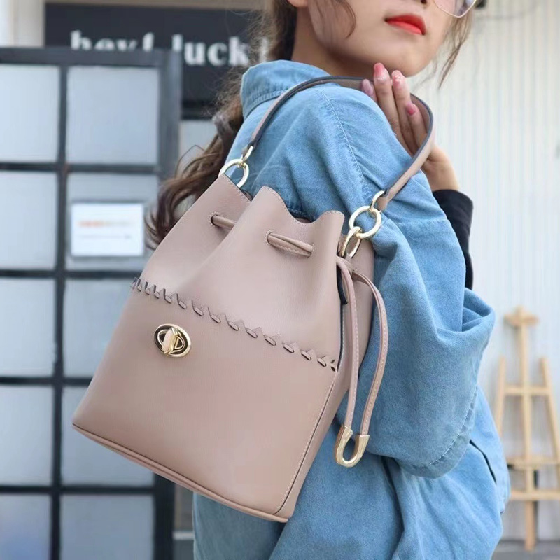 Perforated Bag Leather Handbags for Women LH3329_4 Colors