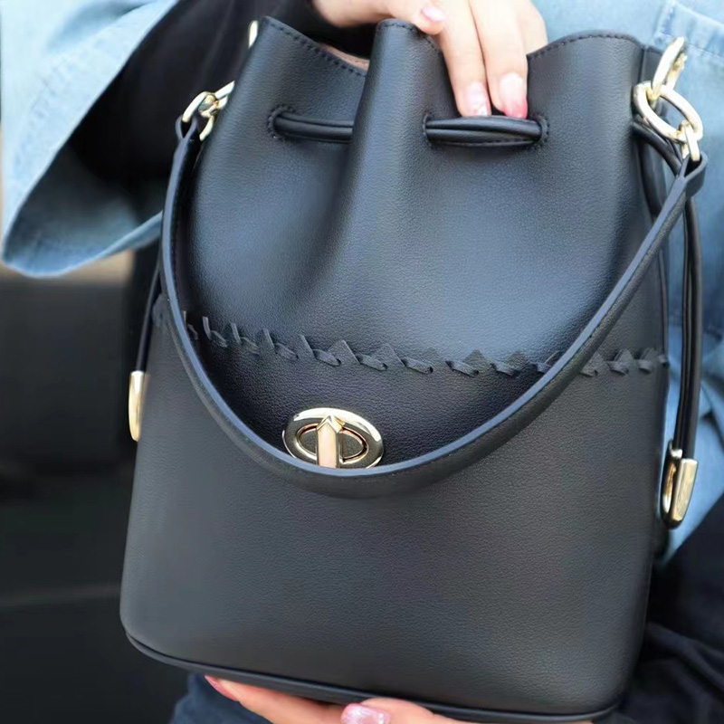 Perforated Bag Leather Handbags for Women LH3329_4 Colors