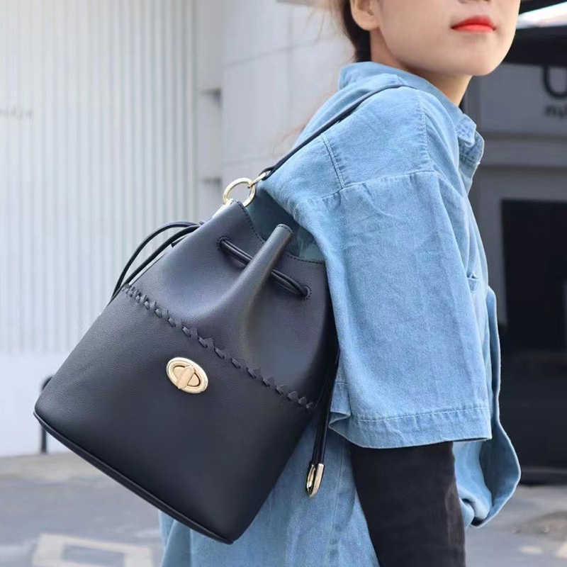 Perforated Bag Leather Handbags for Women LH3329_4 Colors
