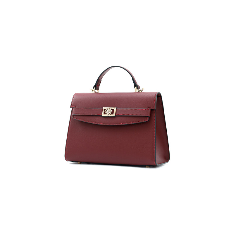Personalized Real Leather Purse Bag Satchel Handbag LH3583_4 Colors