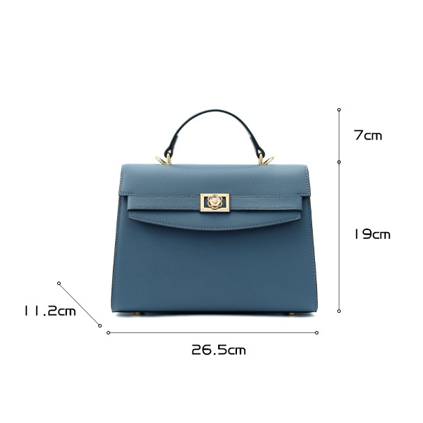 Personalized Real Leather Purse Bag Satchel Handbag LH3583_4 Colors
