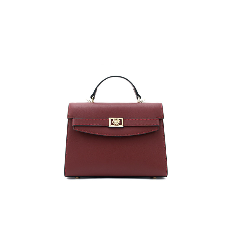Personalized Real Leather Purse Bag Satchel Handbag LH3583_4 Colors
