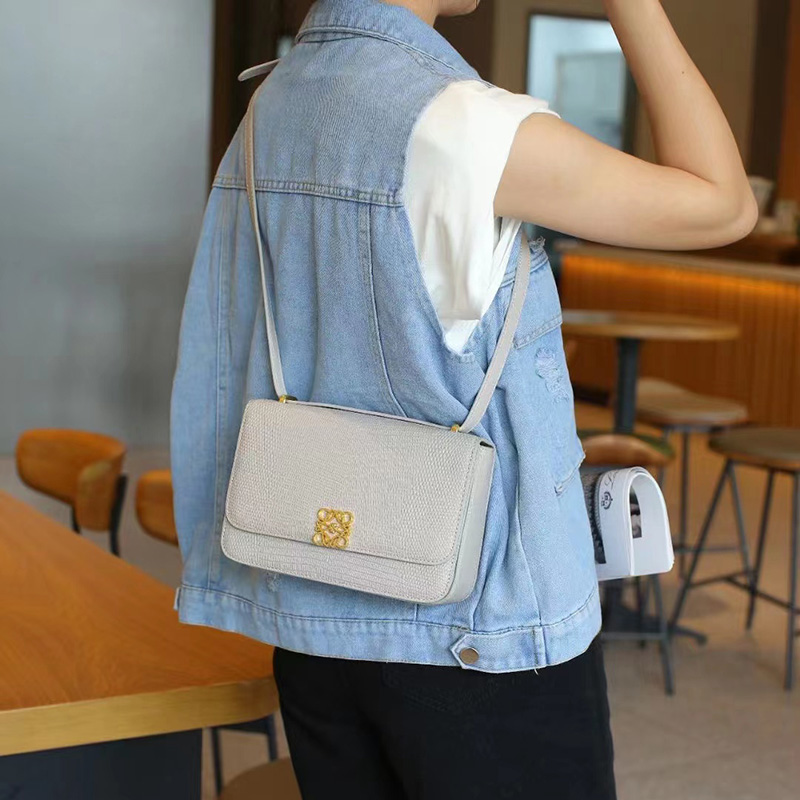 Pretty Real Leather Crossbody Bag Women Leather Bag LH3524_5 Colors