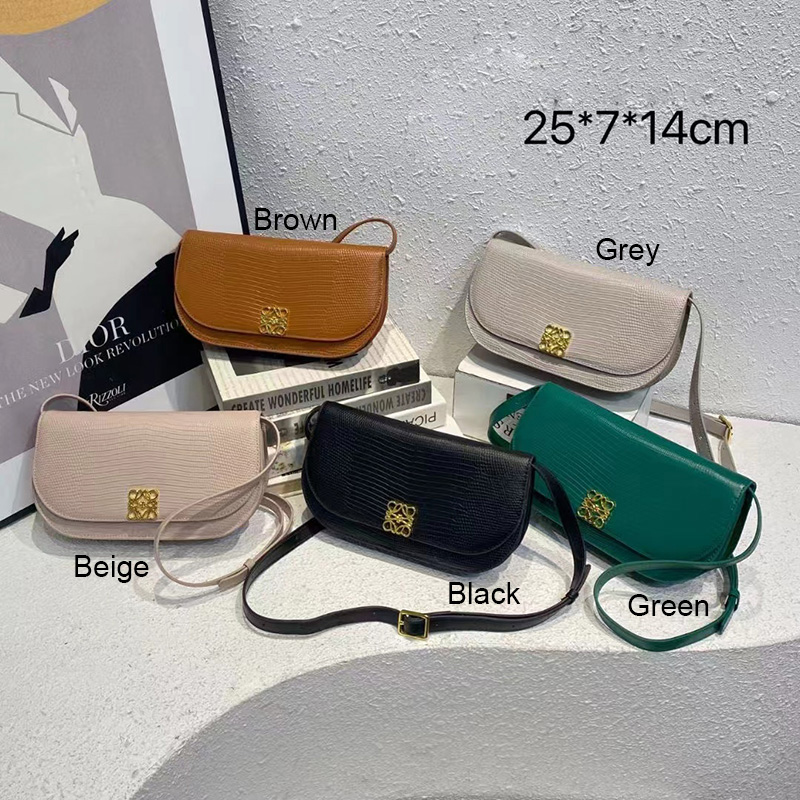 Pretty Real Leather Crossbody Bag Women Leather Bag LH3524_5 Colors