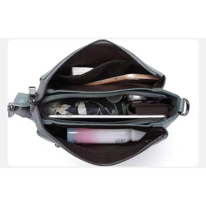 Python Effect Women Leather Purse Crossbody Bag LH3074_3 Colors