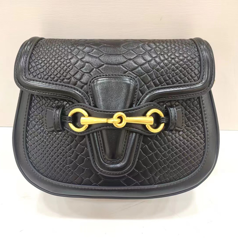 Python Pattern Leather Crossbody Bag LH3455_5 Colors