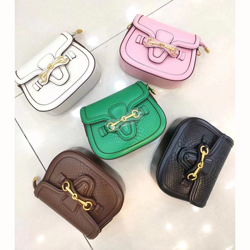 Python Pattern Leather Crossbody Bag LH3455_5 Colors