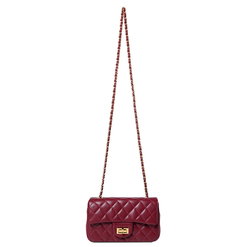 Quilted Genuine Leather Crossbody Bag LH3091S_6 Colors